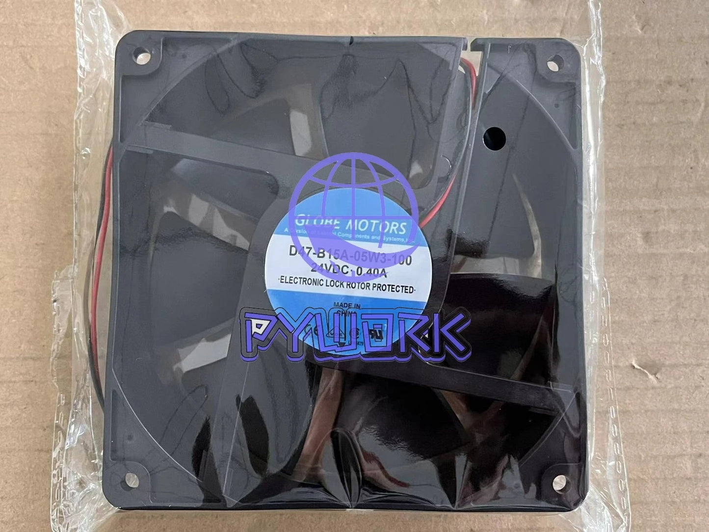 1PCS GLOBE MOTORS D47-B15A-05W3-100 24V 0.40A 12cm inverter cooling fan