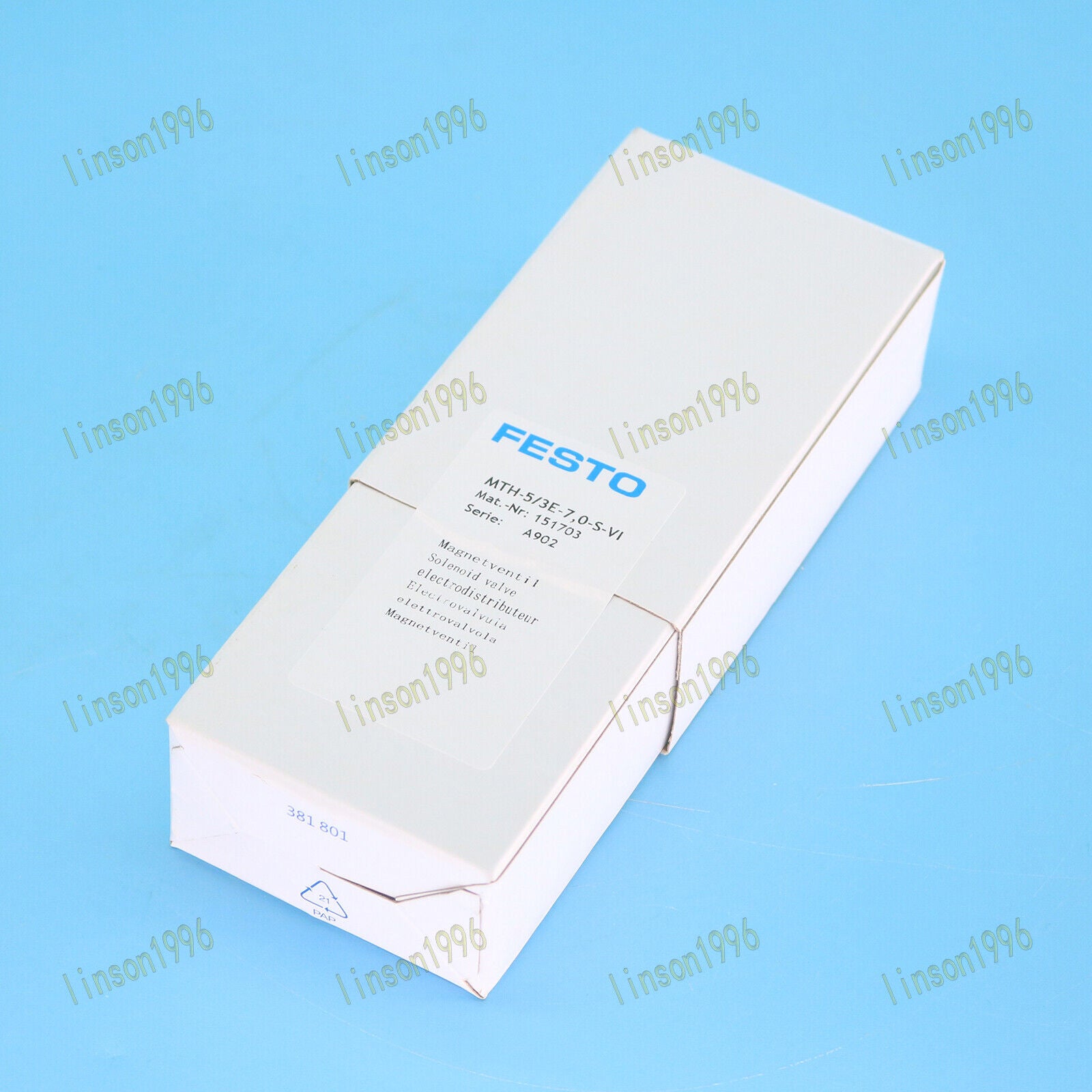 new FESTO MTH-5/3E-7,0-S-VI 151703 24VDC solenoid valve - FESTO