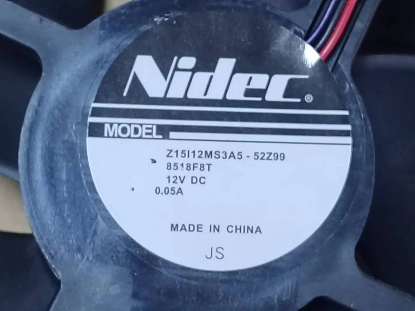 new 1PC Nidec Z15I12MS3A5-52Z99 15CM DC12V 0.05A refrigerator built-in cooling fan