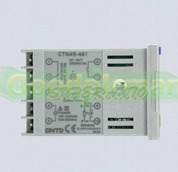 1Pcs Display Intelligent Temperature Controller CTN4S-461 K type