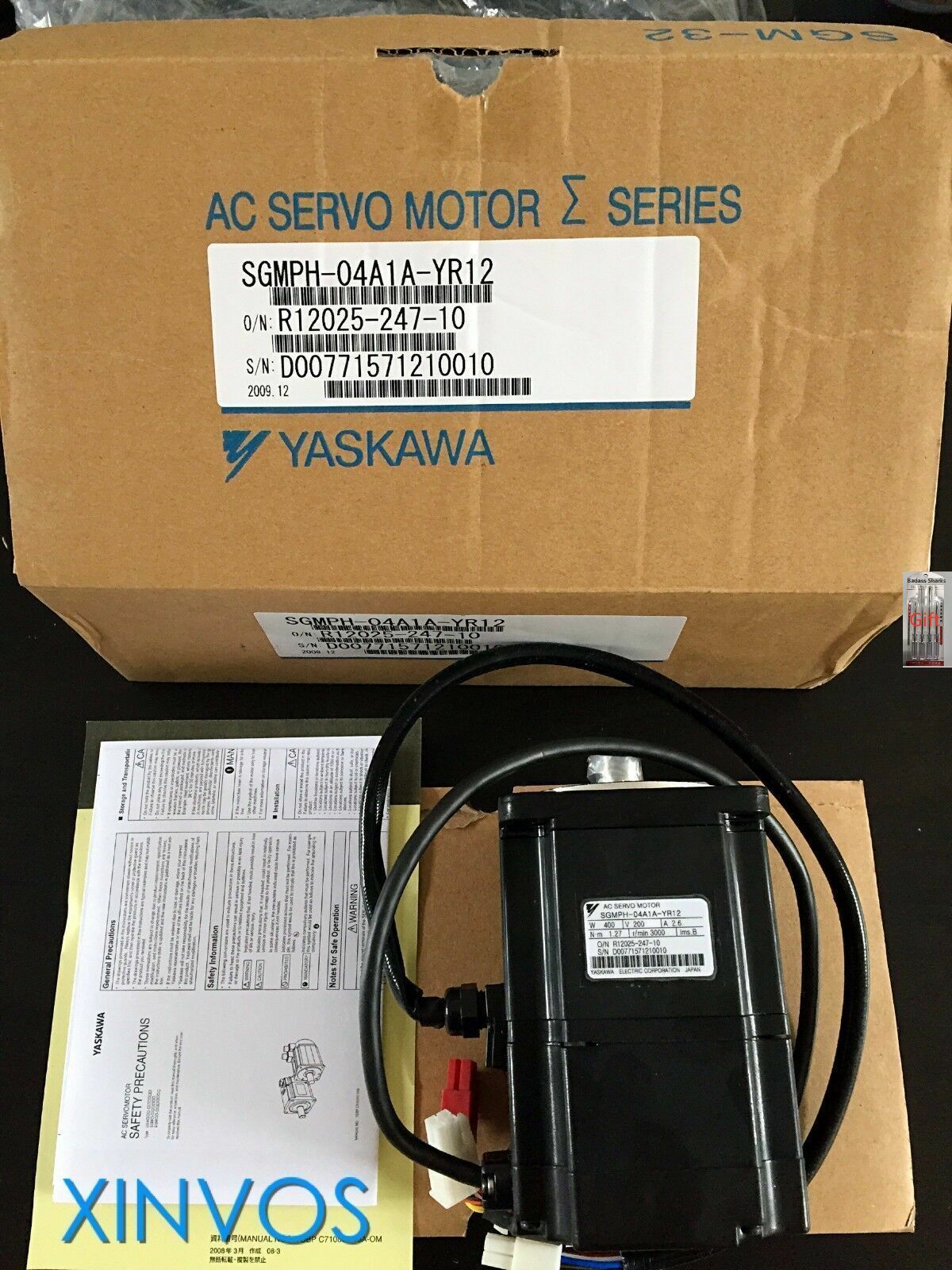 NEW motor SGMPH-04A1A-YR12 NEW IN - KOEED