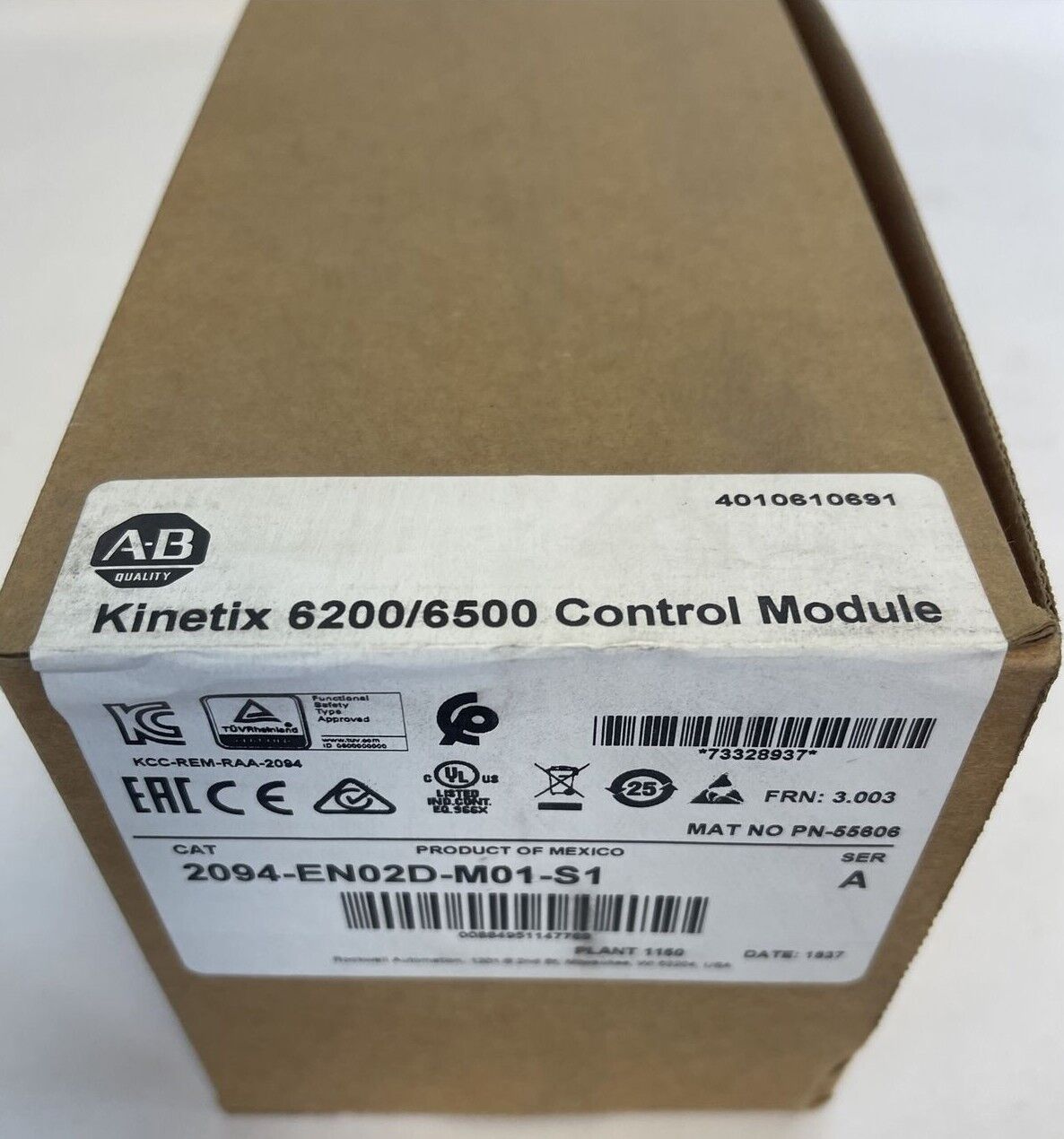 KINETIX 6500 CONTROL MODULE SER A FRN 3.003 - ALLEN BRADLEY