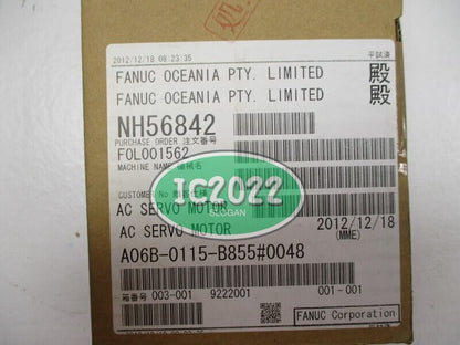 Fanuc Servo Motor A06B-0115-B855#0048 - FANUC