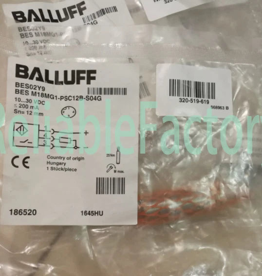 1PC BALLUFF BES M18MG1-PSC12B-S04G PROXIMITY SENSOR - ,FREE SHIP