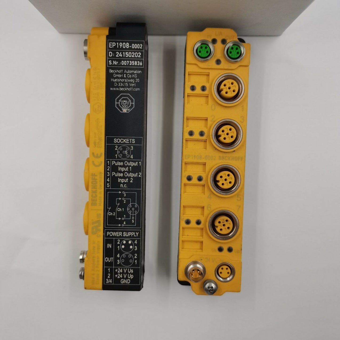 used 1PC BECKHOFF EP1908-0002 EP19080002 PLC Module ping - BECKHOFF