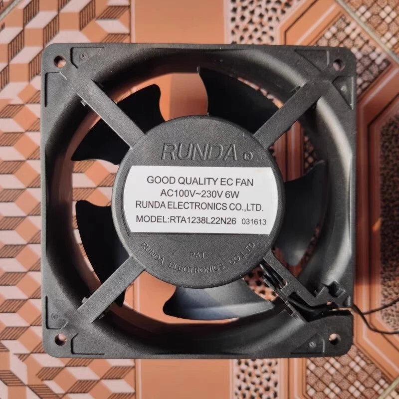 RUNDA RTA1238L22N26 AC100-230V 6W Cooling Fan