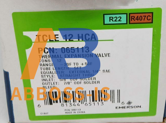 new EMERSON TCLE 12 HCA TCLE12HCA Thermal Expansion Valve