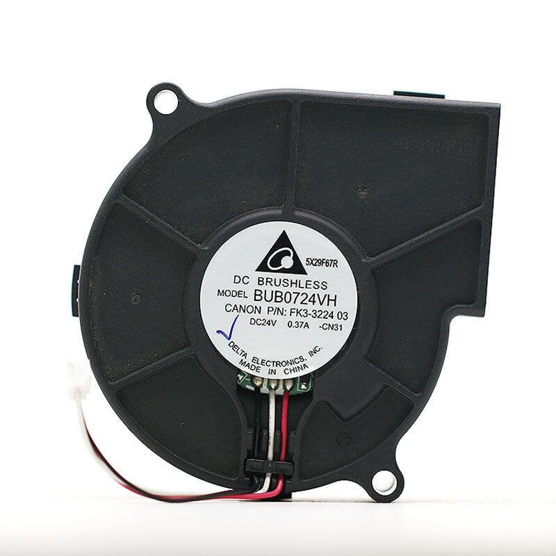 1pcs DELTA BUB0724VH 7530 24V 0.37A 7cm centrifugal turbine cooling fan