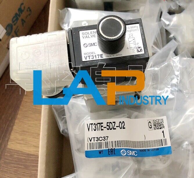 SMC VT317E-5DZ-02 Solenoid Valve - 1PCS New - SMC