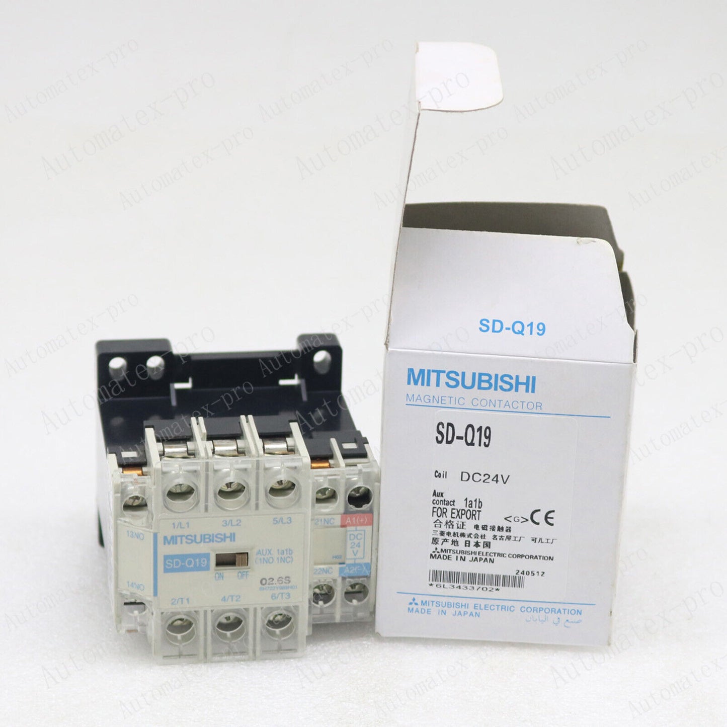 new Mitsubishi AC Contactor SD-Q19 DC24V IN BOX - MITSUBISHI
