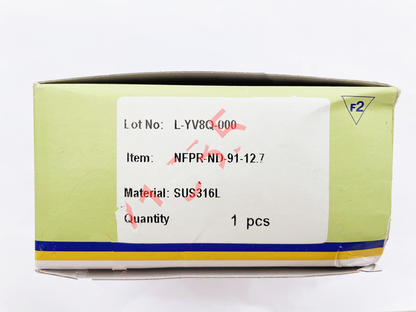 new 1pc FUJIKIN Pneumatic Diaphragm Valve NFPR-ND-91-12.7 - FUJIKIN