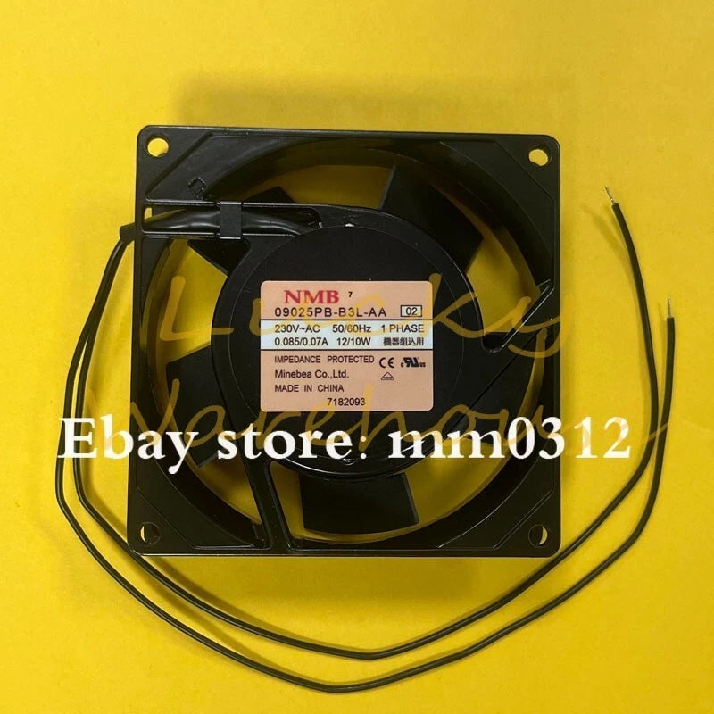 NMB 09025PB-B3L-AA 230V 12/10W 90mm aluminum frame AC cooling fan