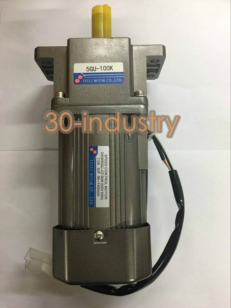 1PCS New TAILI 5IK90RGU-CF/5GU100K 90W Speed regulating motor 220V 90-1400rpm - KOEED