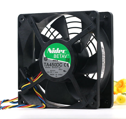 1pcs  NIDEC B35502-35 1.40A 12038 12V Fan PWM Speed Control Cooling Fan