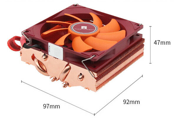 new AXP90/R pure copper 4 heat pipe 47MM height CPU down AMD AM4 radiator