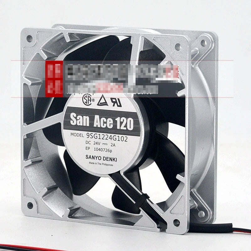 1pcs SANYO 9SG1224G102 12038 24VDC 2A inverter cooling fan