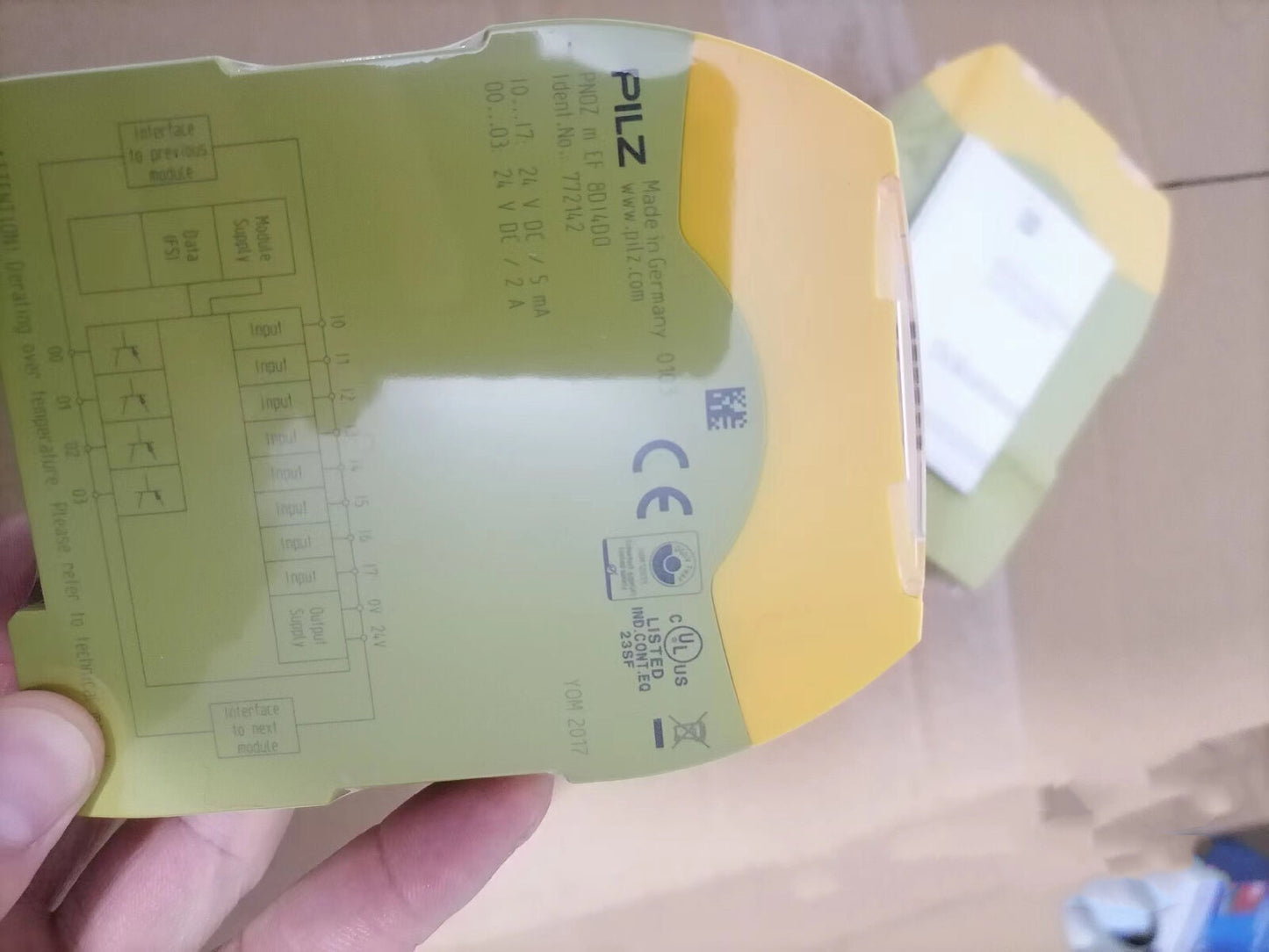 Pilz safety relay PNOZ m EF 8DI4DO 772142 772142 New in Box - PILZ