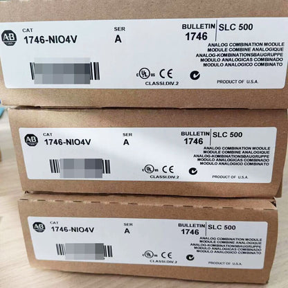 Factory Sealed AB 1746-NIO4V Analog Combination Module PLC 1746NIO4V - NIO4V