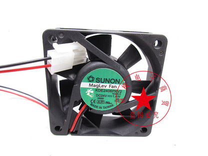 SUNON KDE2406PKV2 24V 1.4W 6020 6CM cooling fan