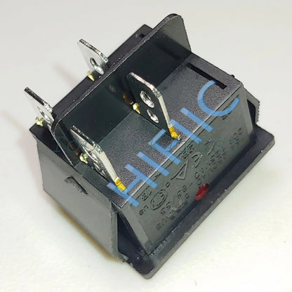 20A 250VAC Rocker Switch High Power With Red Lamp XW-604 4pin 2position