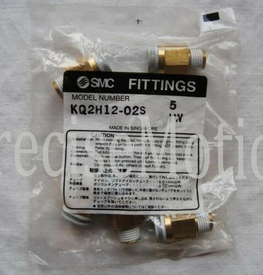 1Bag/5pcs SMC KQ2H12-02S KQ2H1202S Fittings Free Shipping