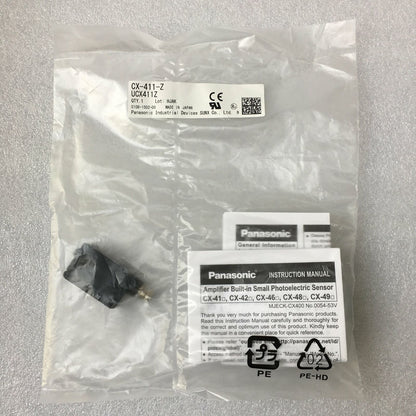 Compact sensor for reliable photoelectric detection | Panasonic CX-411-Z in bag - PANASONIC