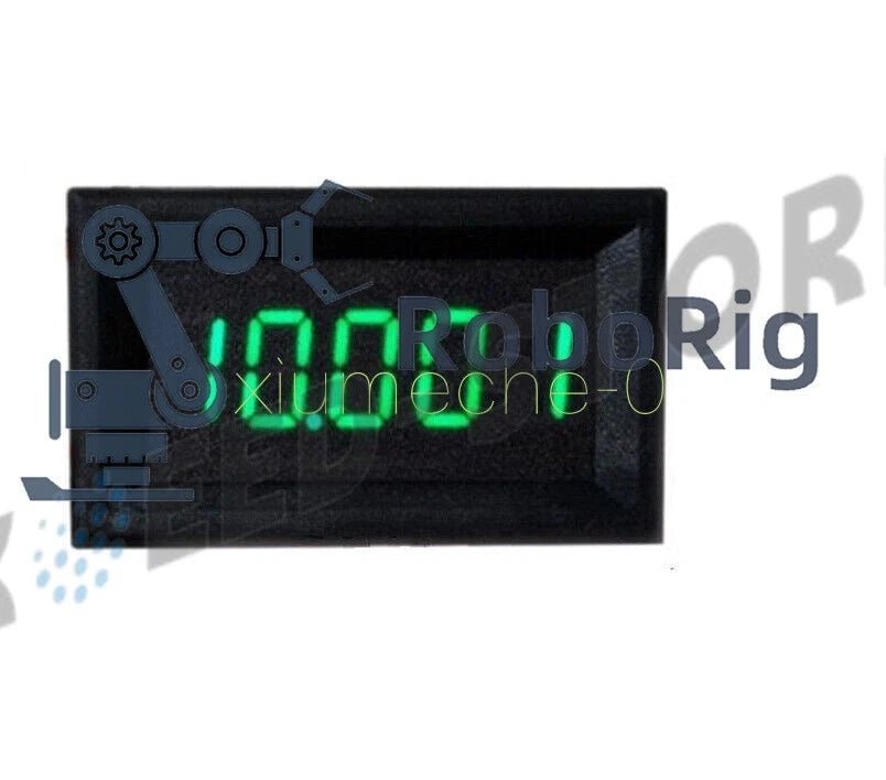 Green LED 5 Digit DC 0-4.3000-33.000V Digital Voltmeter Voltage Meter Car Panel