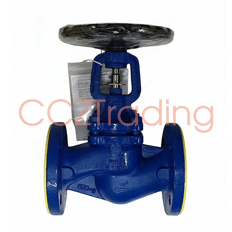 BSA2T DN50 Bellow Sealed Globe Valve Flanged Ductile Iron For Steam