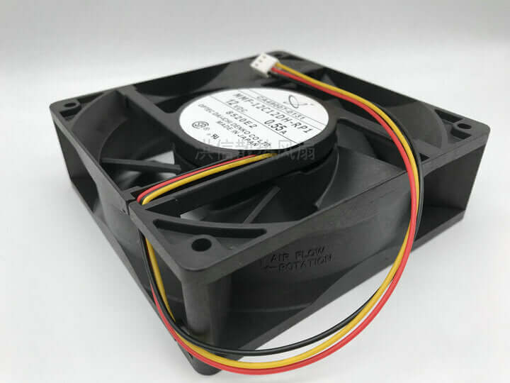 new MMF-12C12DH-RP1 DC12V 0.55A 12038 12cm 3-wire cooling fan