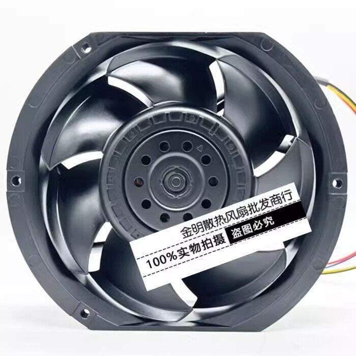 new Nidec X17L48BGM7-07 17251 DC48V 1.6A 17CM 4-Wire High Airflow Cooling Fan