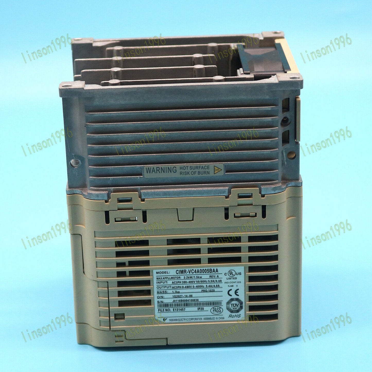 Used Yaskawa CIMR-VC4A0005BAA Inverter Tested in OK Condition - YASKAWA