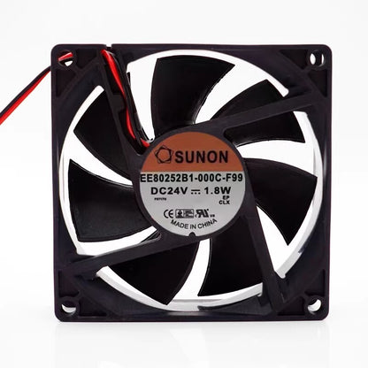 SUNON EE80252B1-000C-F99 8025 DC24V 1.8W 2-Wire Inverter Cooling Fan
