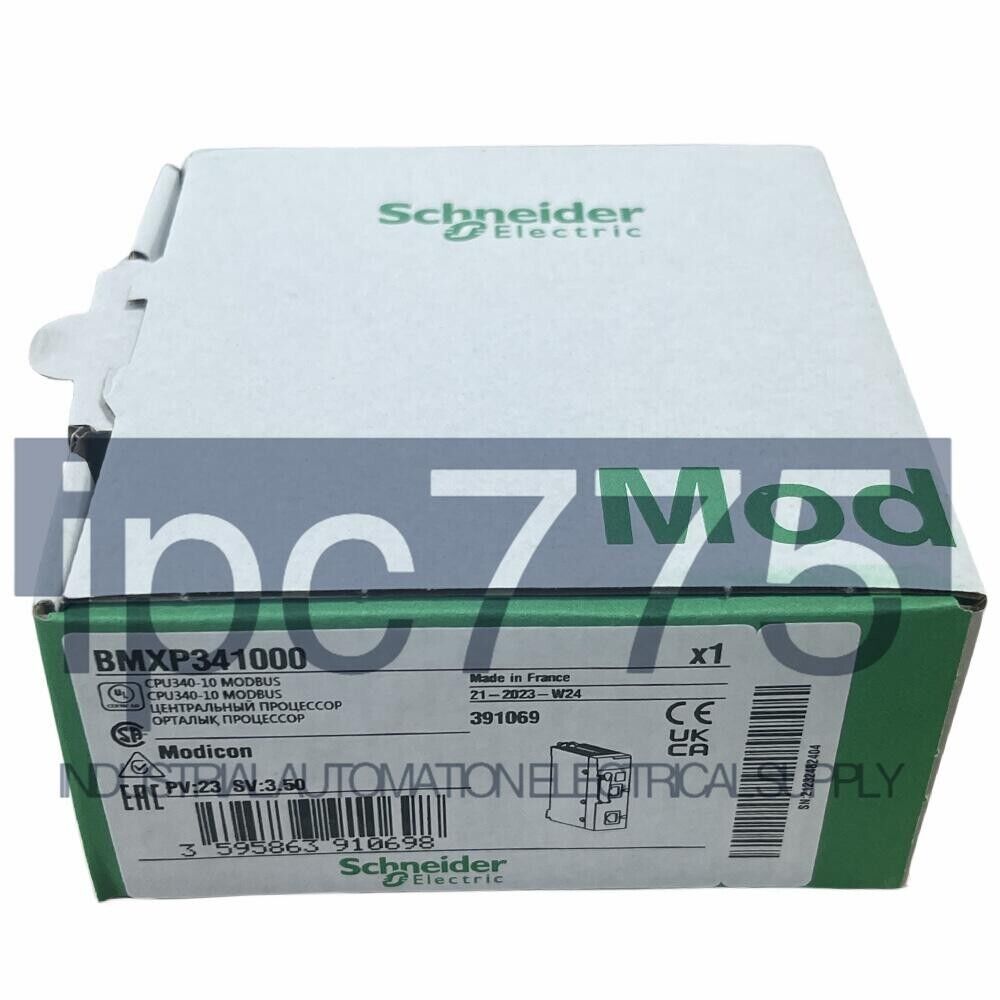 Schneider BMXP341000 Programmable Logic Controller Module with Box - SCHNEIDER