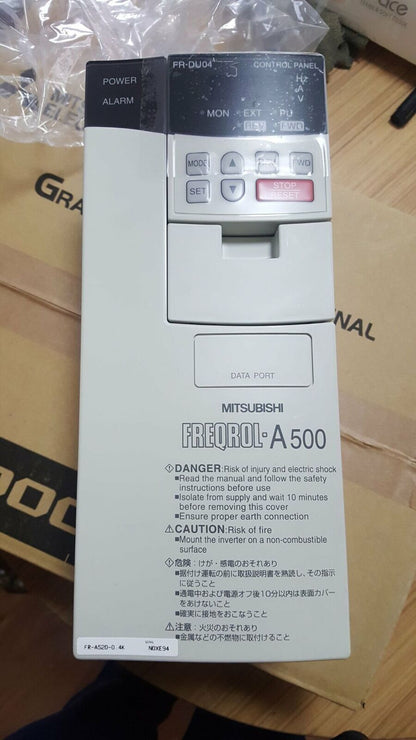 Used Mitsubishi Frequency Converter FR-A520-0.4K & FRA5200.4K, Fully Tested - MITSUBISHI