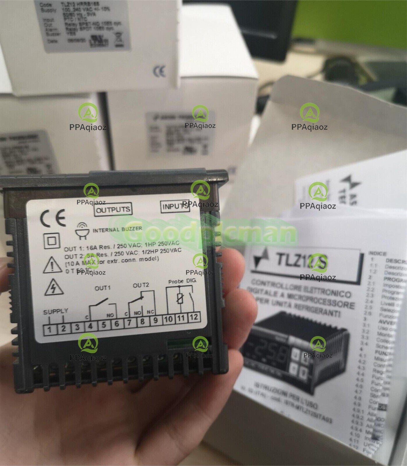 1pcs ASCON TLZ12HRRB16S 100-240VAC 50/60Hz 3VA PTC/NTC .#P