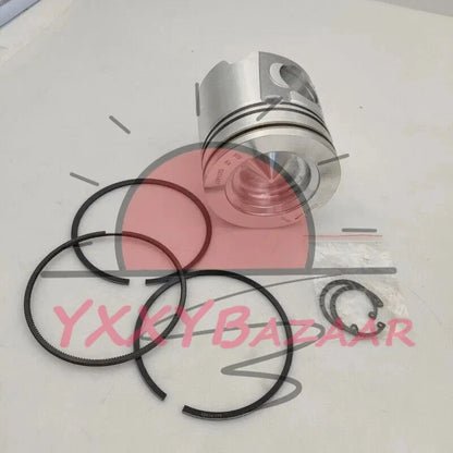 Set of 6 Piston +Ring + PISTON PIN Cummins Fits For 2004-2007 Dodge Ram 5.9L 24v