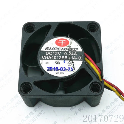 1PCS CHA4012EB-MA-O 4020 12V 0.24A 4CM 3-Wire Cooling Fan