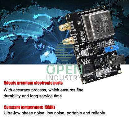 1PCS 10MHz Frequency Standard Module Adjustable Oscillator Module OCXO