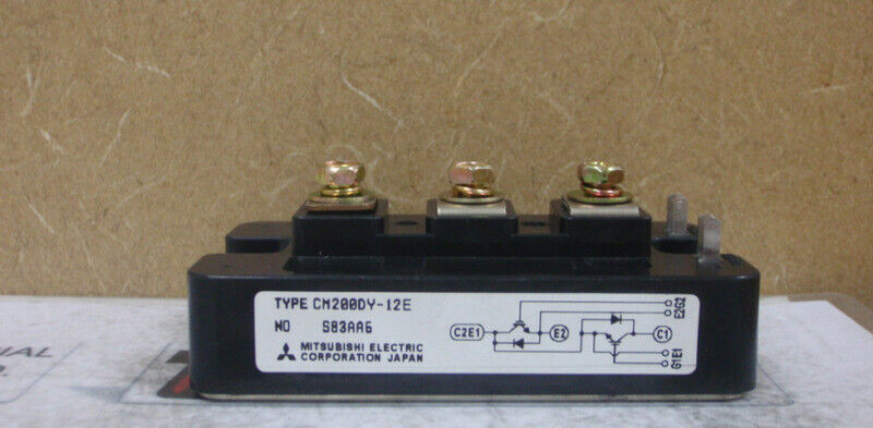 MITSUBISHI CM200DY12E IGBT MODULE FOR CONTROL SYSTEMS AND INDUSTRIAL APPLICATIONS - MITSUBISHI