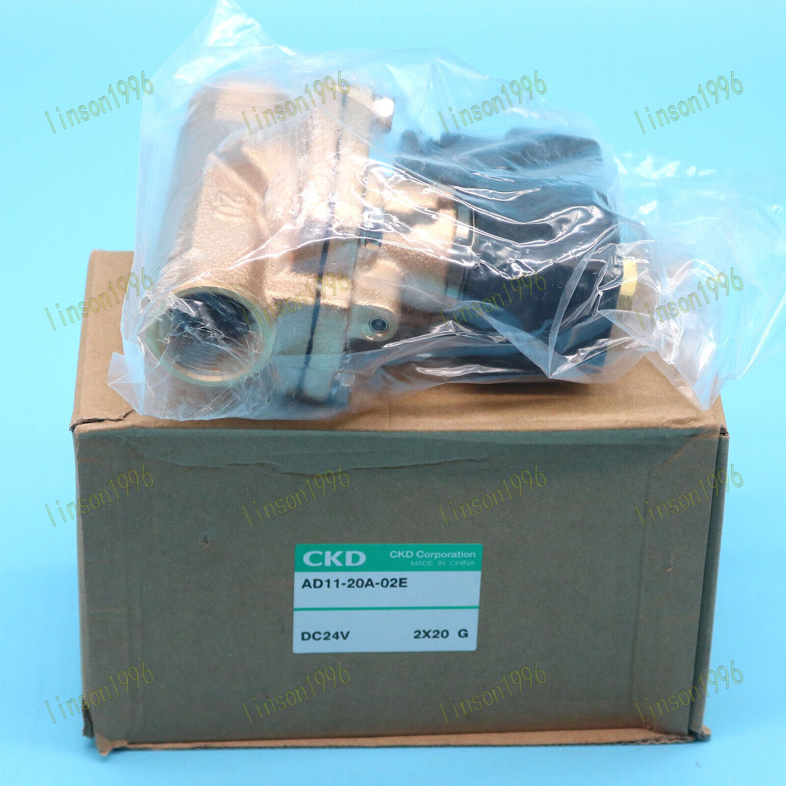 new 1PC  CKD AD11-20A-02E DC24V AD11-20A-02E-DC24V solenoid valve SHIP CKD