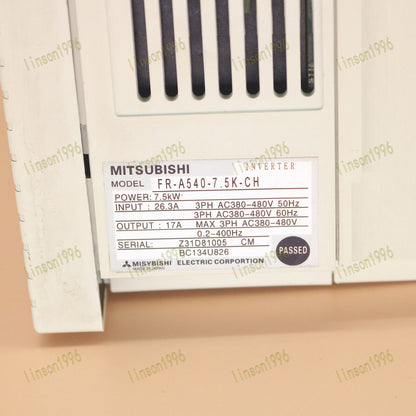 Mitsubishi FR-A540-7.5K-CH Inverter Fast Delivery 1PC - MITSUBISHI