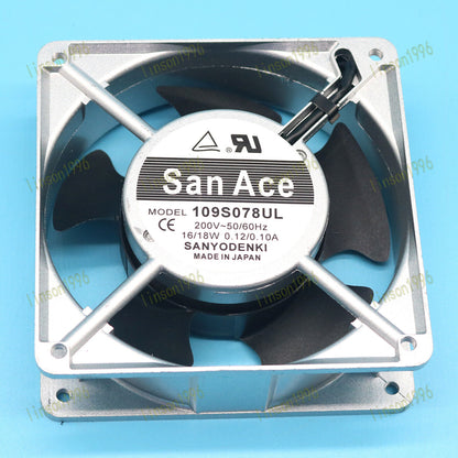 Cooling Fan for Sanyo 109S078UL San Ace 18/16W 0.12/0.1A - SANYO