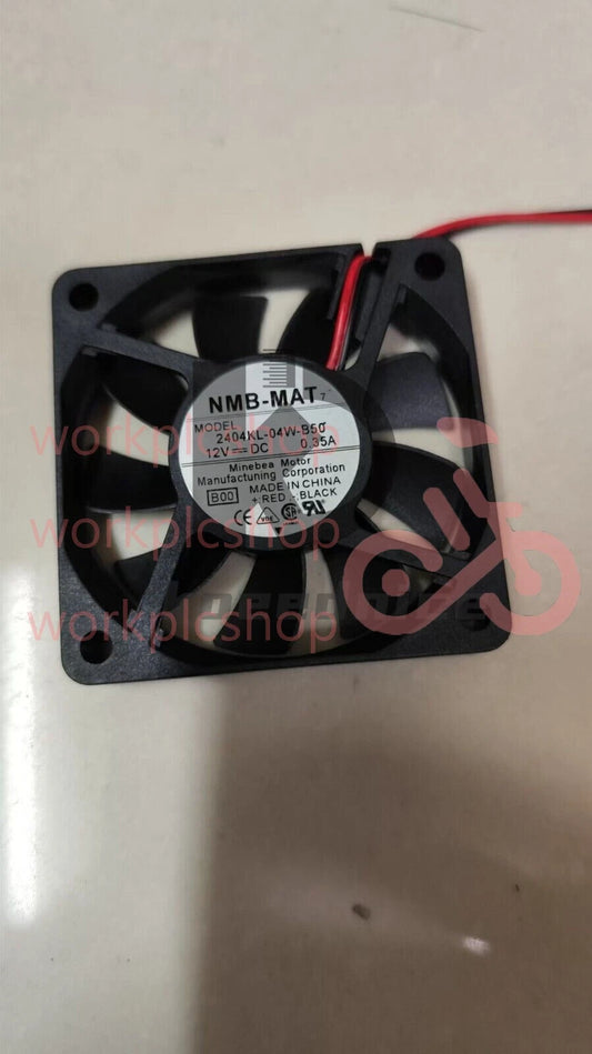1 pcs NMB Fan 2404KL-04W-B50 DC 12V 0.35A 6010 6 CM 2 Wire Cooling Fan