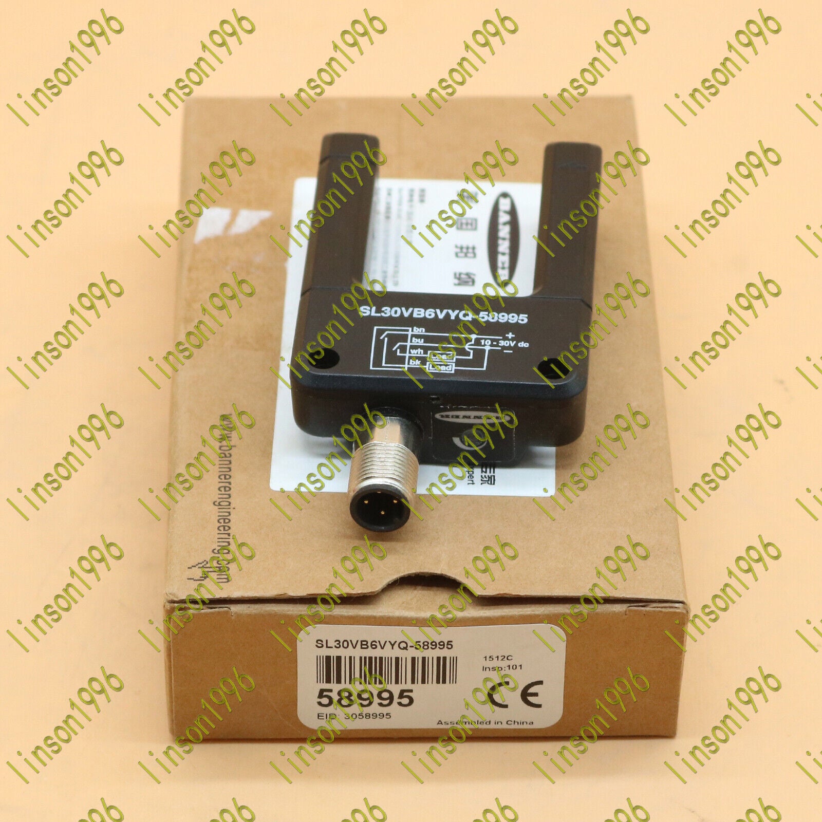 new 1PC  BANNER SL30VB6VYQ-58995 Photoelectric Sensor Fast BANNER