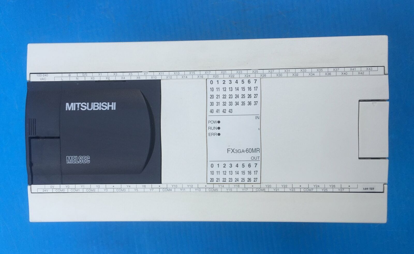 Used Mitsubishi FX3GA-60MR-CM PLC in Excellent Condition - MITSUBISHI