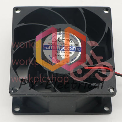 1 PCS JAMICON Fan KF0838B2SRPR DC24V 0.62A 8CM 8038 2 wire cooling fan