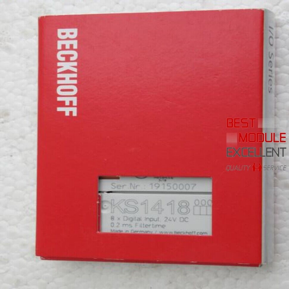 Beckhoff KS1418 Quality Assurement - BECKHOFF