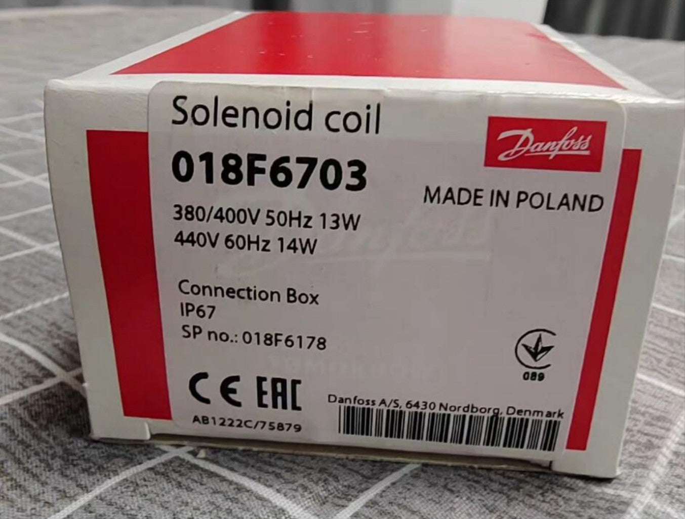 Danfoss 018F6703 Solenoid Coil 380/400V BE440CS 018F6178 Free Ship