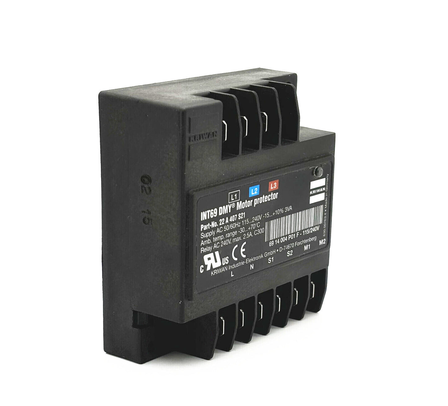 new 1pcs KRIWAN INT69 DMY 22A 407 S21 Motor Protection Module - KRIWAN