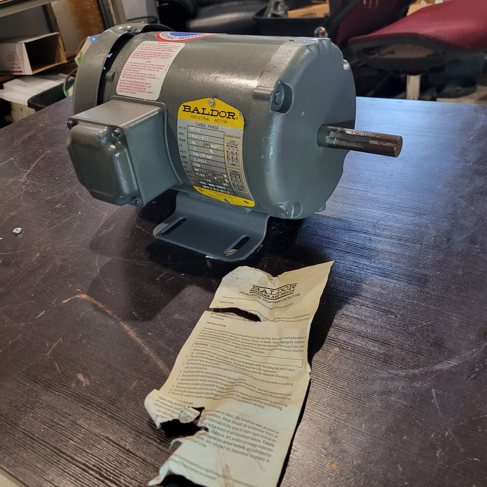 Baldor M3538 Industrial Control System – Professional Automation Solutions - BALDOR